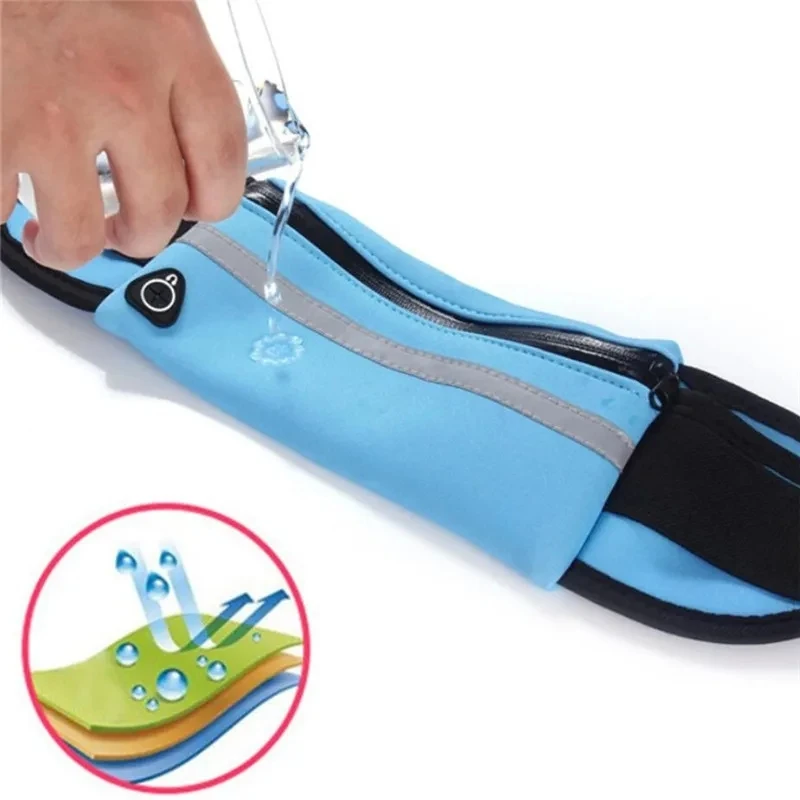 حقيبة جري للنساء حقيبة الخصر حقيبة بحزام للرجال حقيبة رياضية فاني حقيبة الهاتف المحمول الصالة الرياضية الجري الهاتف الخليوي الركض تشغيل ركوب الدراجات حقيبة #6