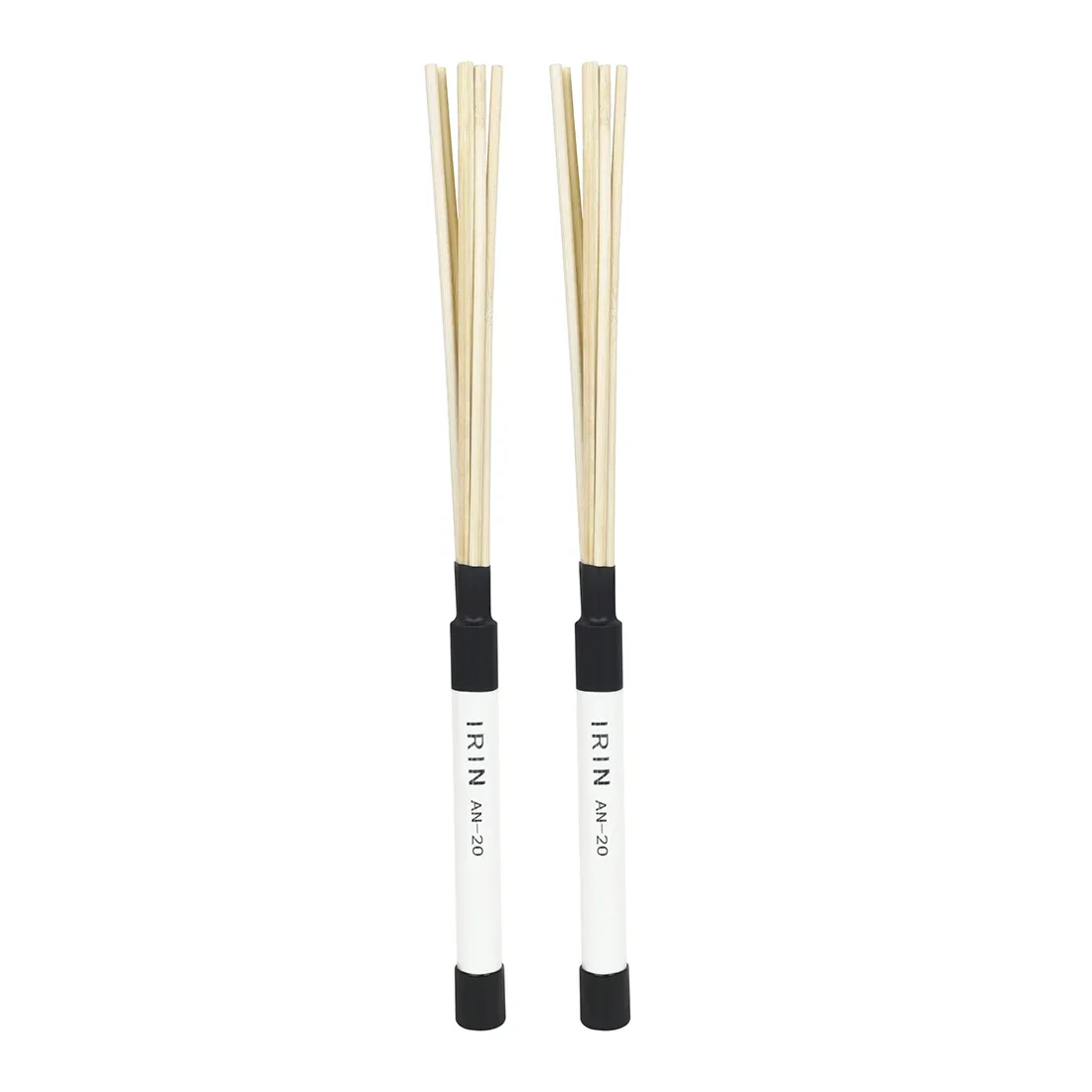 2Pcs Drum Set Drumstick Brush Wooden Jazz Drum Stick Brush A Pair Of Drumstick Brush Accessories ABS Handle Drumsticks Parts