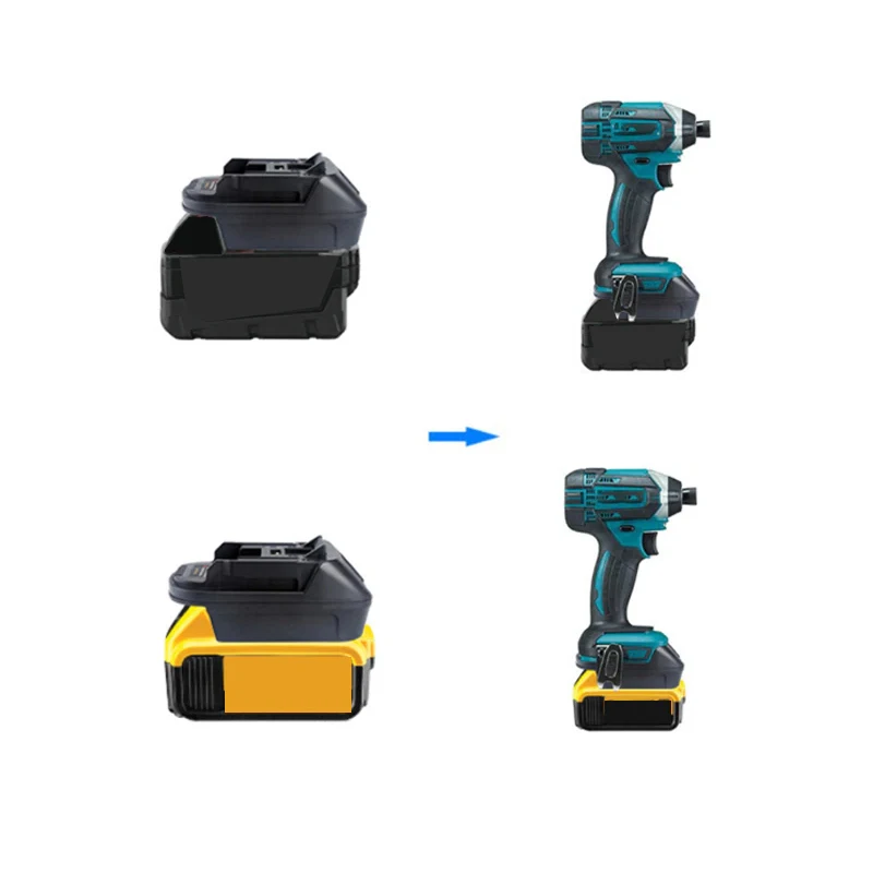 Battery Adapter Converter For Milwaukee For Dewalt To for Makita 18V BL1830 BL1850 DM18M Power Tool Accessories