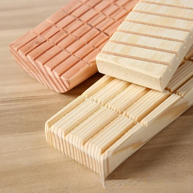 Pottery Solid Wood Clapping Board Soft Clay Supplies High Quality Wooden Tap Hammer with Tooth Professional Pottery Tool