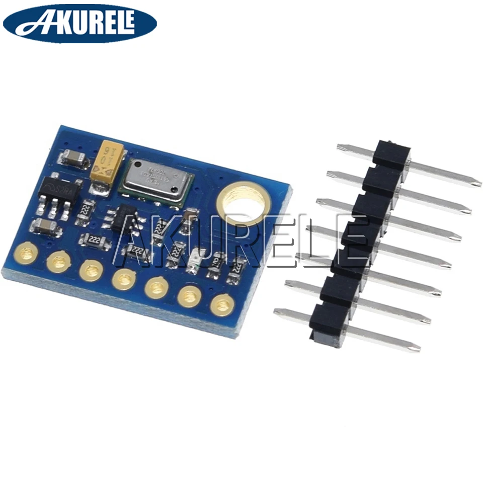 Ar Módulo Sensor de Pressão para Arduino, Altura Sensor Board, Detector Atmosférico, Alta Precisão, IIC, SPI, MS561101BA03, GY-63, MS5611