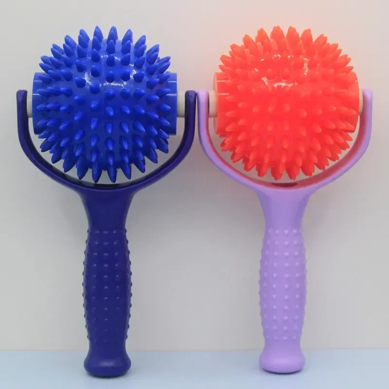 شائك تدليك الأسطوانة الكرة الزناد نقطة مدلك للجسم العضلات الاسترخاء نقطة الوخز تحفيز اليد القدم لتخفيف الآلام كرات القنفذ #2