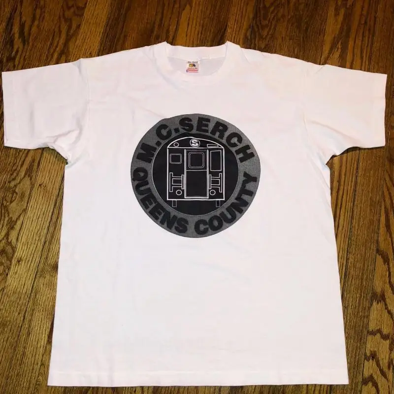 1992 MC Serch vtg 90s t-shirt hip hop rap 3rd Bass Nas NFC Gerb Futura Stash
