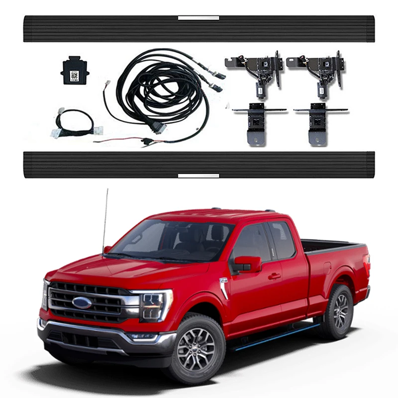 WEIJIA Best Selling Ford Raptor F150 Running Boards Power Low Noise Motor Strength Car Accessory From Factory Electric Size Step