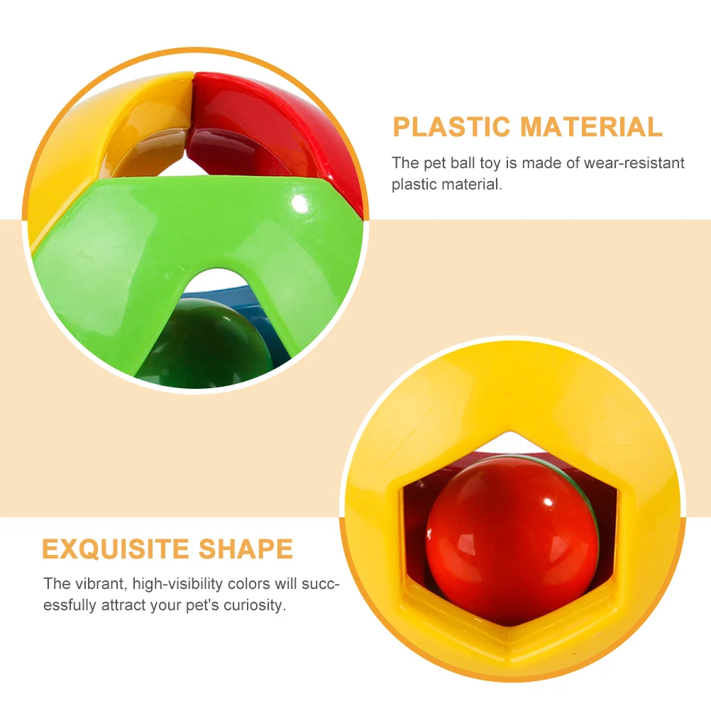 

Funny Bell Ball Interactive Dog Chew Bite-Resistant Pet Plaything Puppy Sounding Ball For Home Entertaining