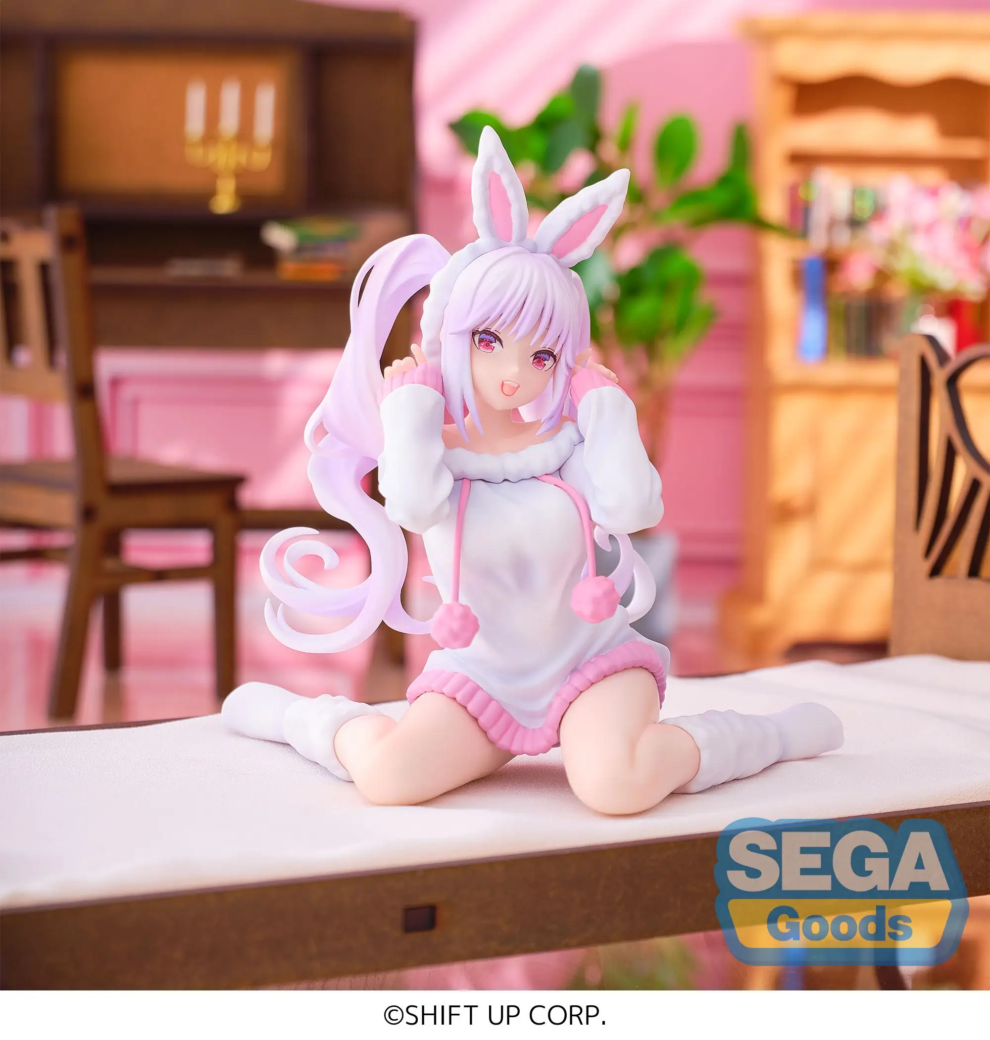 Original SEGA Yumemirize DEOSA DE LA VICTORIA: NIKKE Alice Anime figuras de juguete colección de modelos de PVC Kwaii Q Ver. Muñeca para regalo