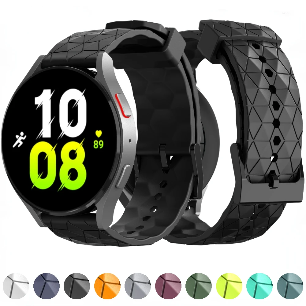 20mm 22mm Silicone Strap For Samsung Galaxy Watch 6/5/4 44mm 40mm/Gear S3/Active 2 Sport Bracelet Huawei 4/GT2 3 Pro/Amazfit GTR