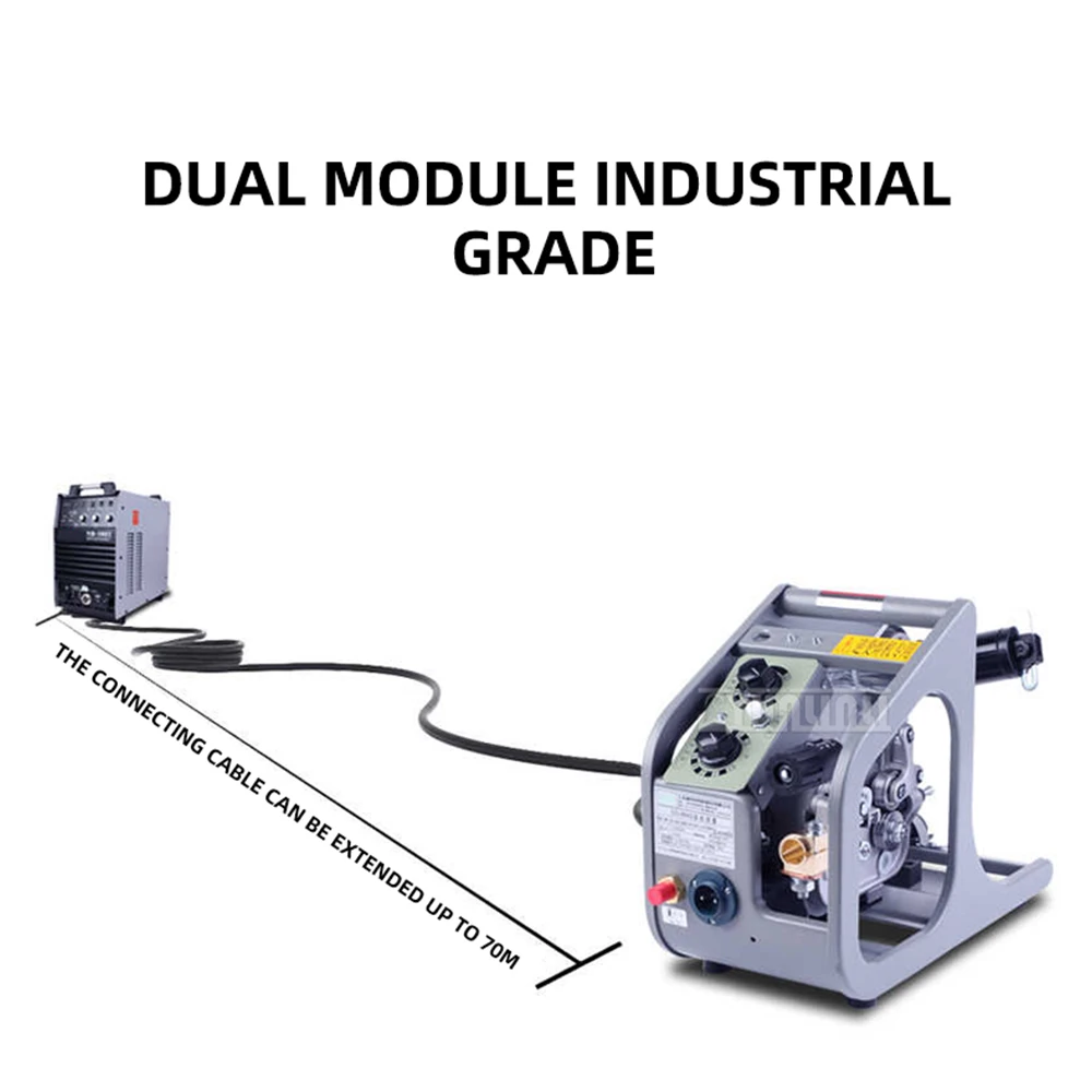 Gas Shielded Welding Machine (Dual-Drive Wire Feeder) – Industrial 500A / 350T CO₂ MIG Welder