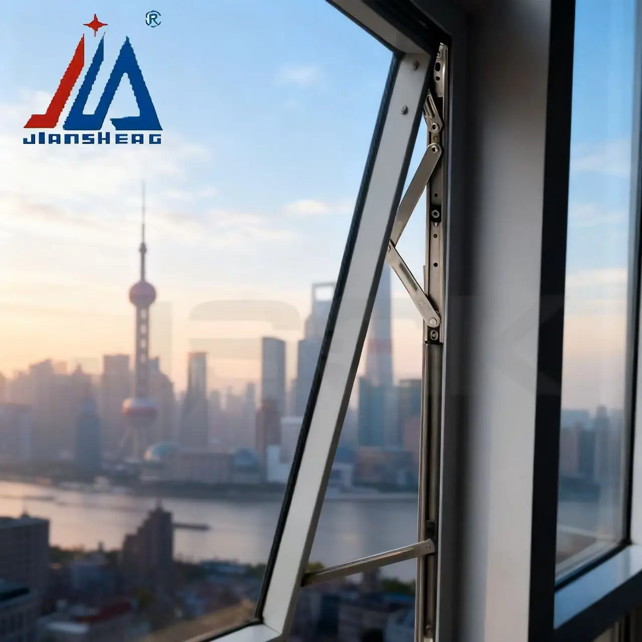 304 الفولاذ المقاوم للصدأ 4-Bar المفصلي والانزلاق البقاء-على معلقة 22 مللي متر الشق الستار جدار الألومنيوم نافذة المناسب دائم نافذة الأجهزة #1