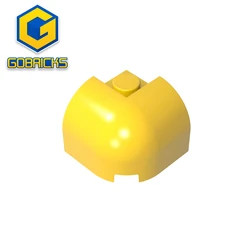 Gobricks GDS-2181 Brick Curved 2 x 2 x 1 1/3 with Curved Top - Corner compatible with lego 67810 Assembles Building Blocks