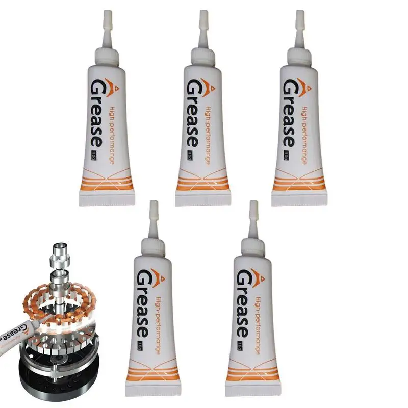 

Reel Oil For Fishing 5 Pcs Lubricant Grease Tube Reel Oil For Effective And Portable Maintenance Reduce Friction For Zipper