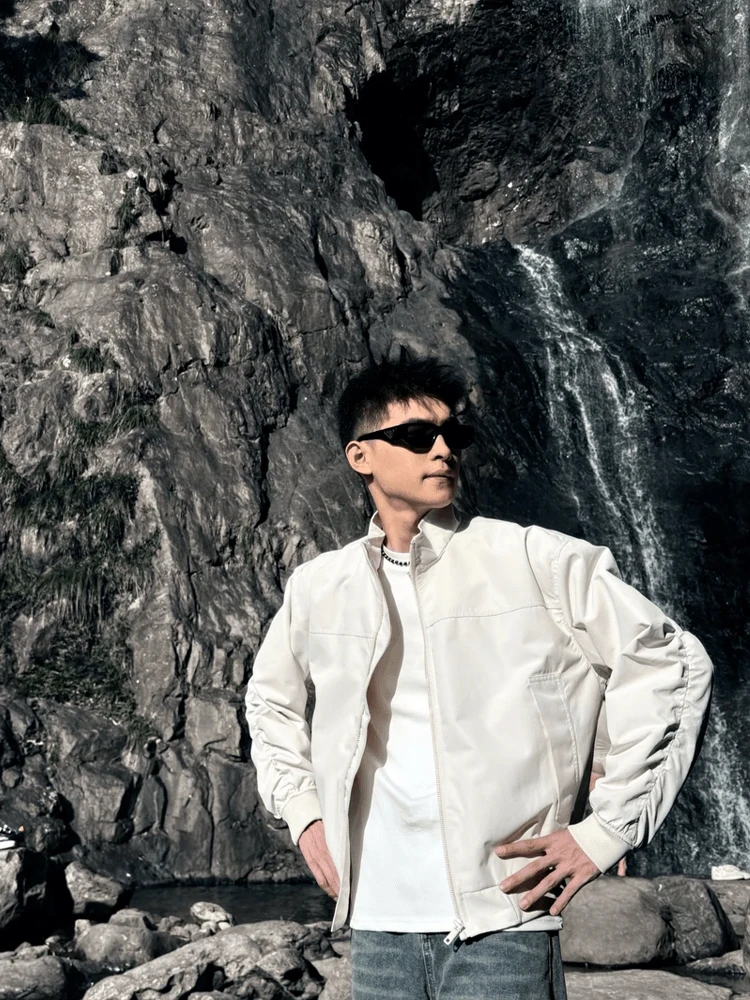 

Мужская рабочая одежда American Sle Jaet, бейсбольная футболка с воротником-стойкой, осенняя модная жесткая мужская верхняя одежда, пальто