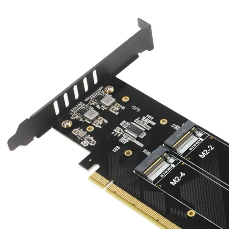 652F PCIe 5.0 X16 NVMe M.2 SSDs Expansion Card Support RAIDs 0 1 And 4 Drive Capacity For Enhances System Performances