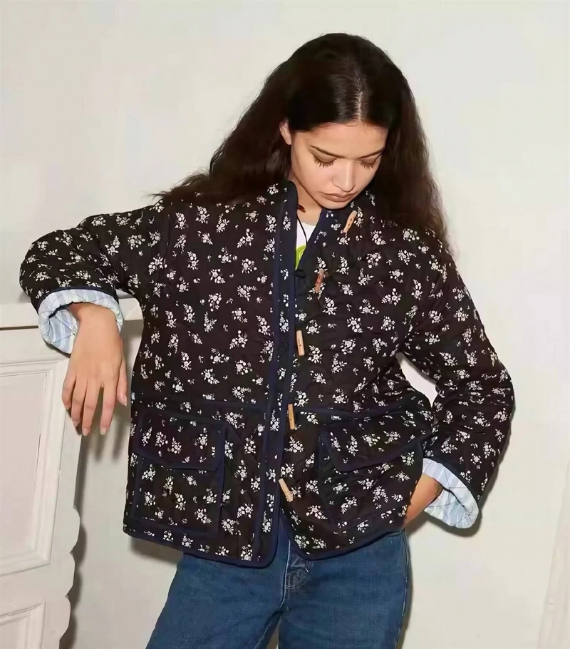 Parkas Womens Woman Winter Fall Woolen Single-Breasted Trimming Turndown Collar Pleated Maxi Layered College Uniform Students OL