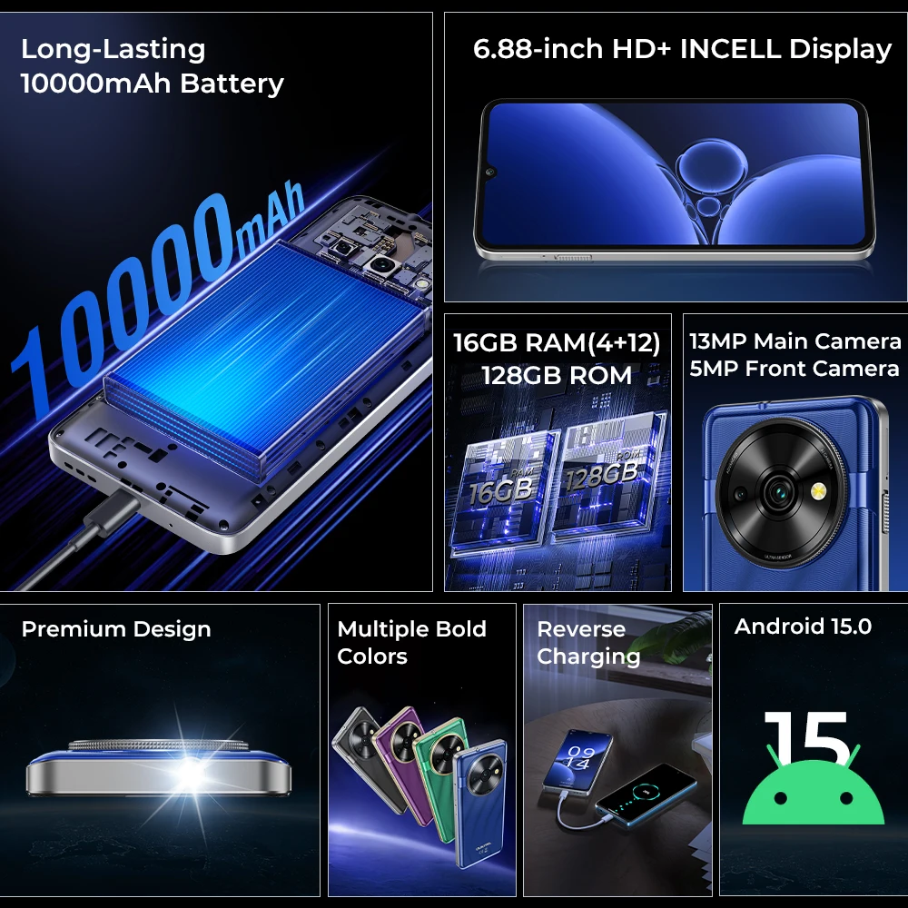 OUKITEL C59 Smartphone 6.88