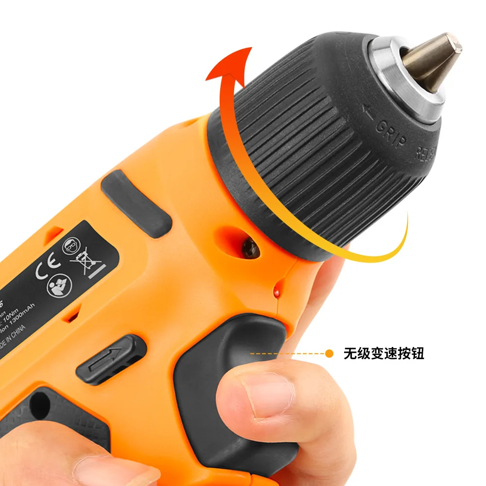 Industrial Brushless Impact Drill Pistol Drill Multi-Function Electric Screwdriver Household