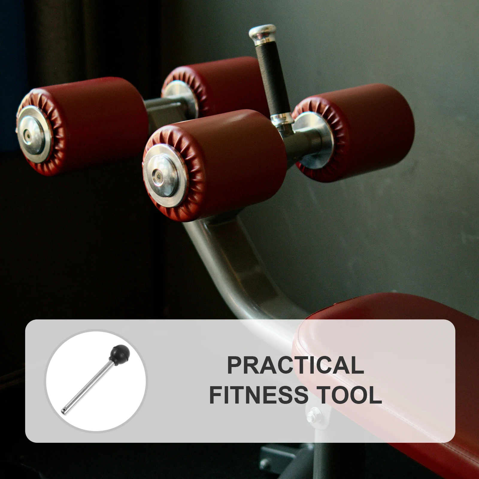 

Ball Head Safety Pin 10x95mm Weight Stack Loading Pulley Bolts Fitness Accessories Cable Plate Storage Rack Iron Material