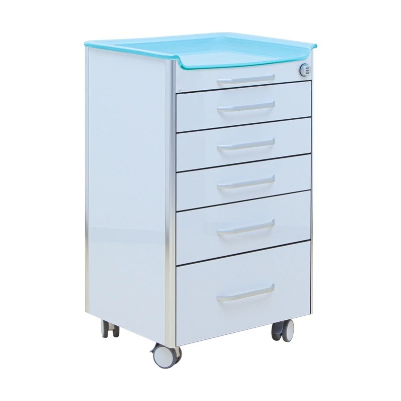 Dental mobile side cabinet, dental clinic cart, nurse beauty salon workbench, stainless steel storage cabinet, workbench