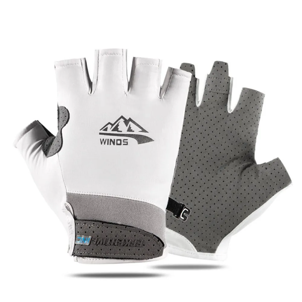 2024 Touch Screen Ice Silk Gloves Highly Elastic Breathable Sunscreen Gloves Anti-uv Armguard Cycling Driving