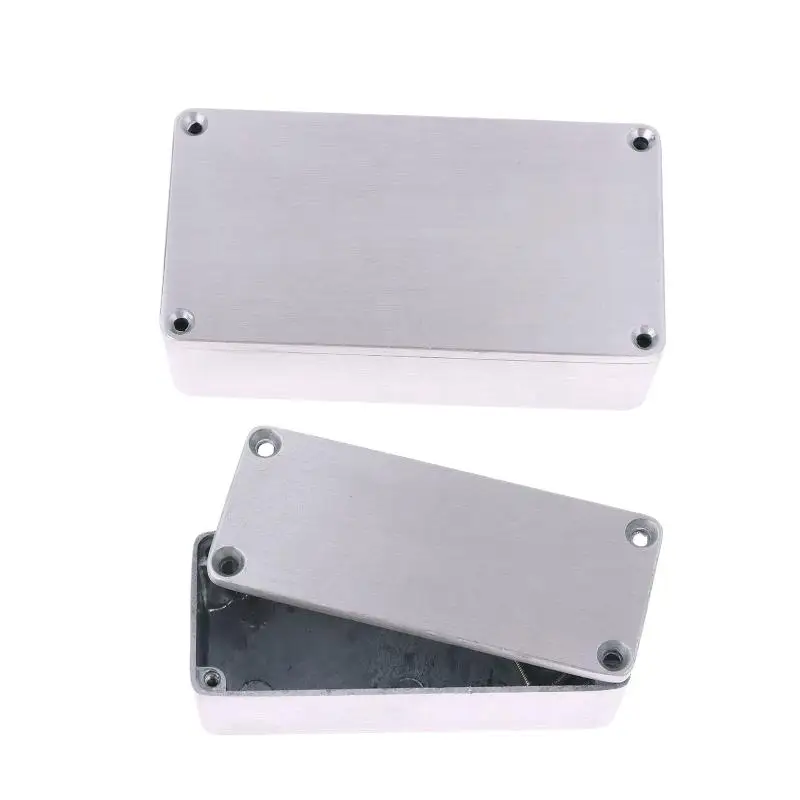 Gitarren-Effektpedal-Gehäuse aus Aluminiumdruckguss mit Schrauben, Stompbox-Gehäuse, Gitarrenzubehör – Detail 5