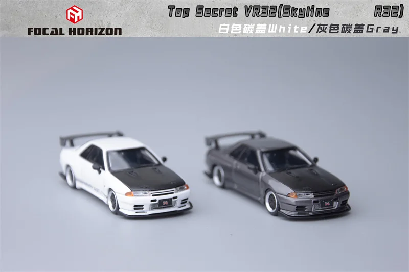 

(Pre-Order) Focal Horizon FH 1:64 Skyline GTR R32 Top Secret VR32 Carbon Hood Limited699 Diecast Collector's Vehicle Model Car