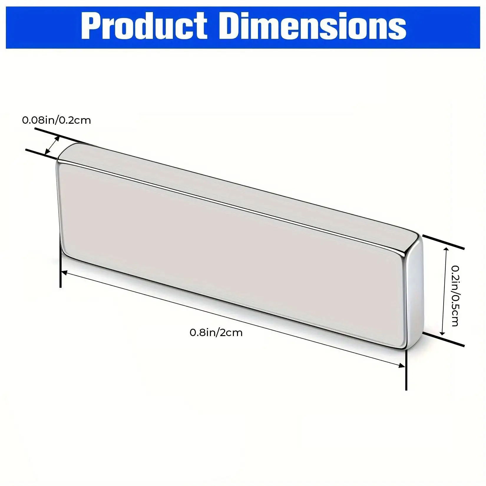 20x5x2mm Tiny Retangle Small Multi-use Magnet Permanent Magnetic Imanes Block Powerful Magnets Refrigerator Magnet