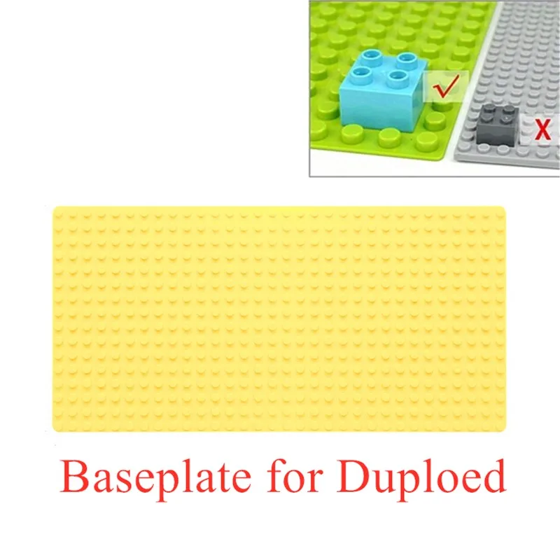 16*32 Dots DIY Grote Grondplaat Accessoires Bouwstenen Speelgoed, Compatibel Alle Merken, Grote Bouwstenen Bodemplaat Muur - afbeelding 1