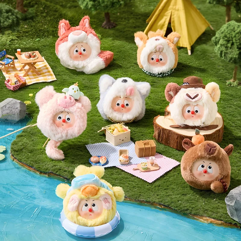 

Heyone Emodo Fuzzy Zootopia Series Blind Box Toys Kawaii Anime Action Figure Surprise Mystery Box Dolls Girls Gift