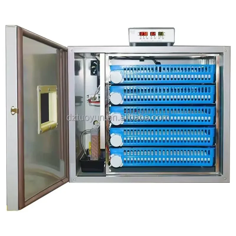 TUOYUN for Small Egg Incubator 320 Eggs Fully Automatic with 12V and 220V Dual Voltage Support Factory Direct Sale
