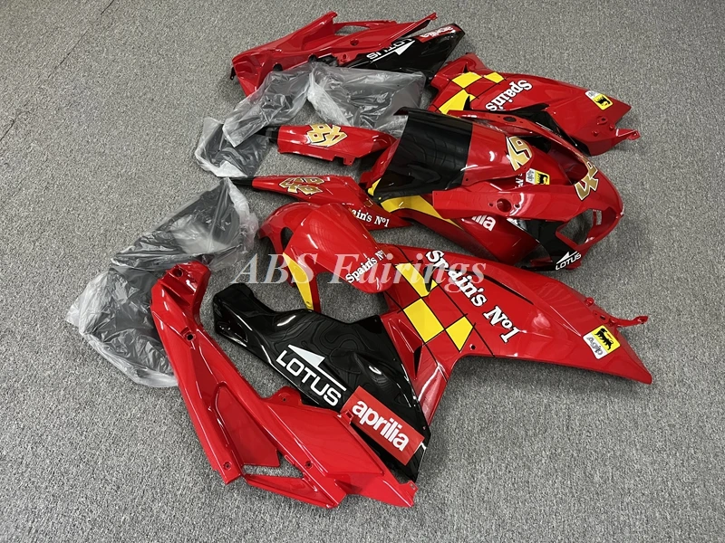 4Gifts New ABS Motorcycle Fairings Kit Fit for Aprilia RS125 RS4 50 125 2006 2007 2008 2009 2010 2011 Bodywork Set Red Yellow