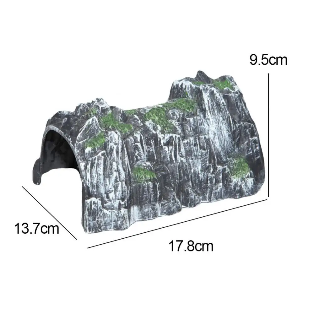 

Simulation Rockery Train Cave Tunnel Model DIY Miniature Railway Scene Accessory Simulated Cave Scene Model Toys Gift For Kids