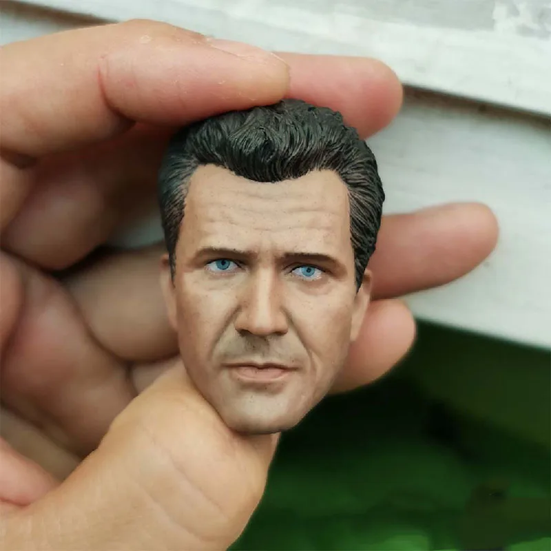 

1/6 Male Soldier Mel Gibson Head Carving Model Accessories High Quality Fit 12'' Action Figures Body In Stock