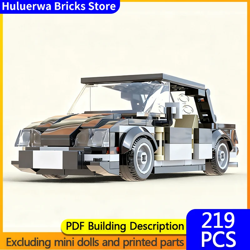 

Модель скоростного гоночного автомобиля MOC, строительные кирпичи DS Majesty, роскошный автомобиль, модульная технология, детские праздничные подарки, сборка игрушек, костюм