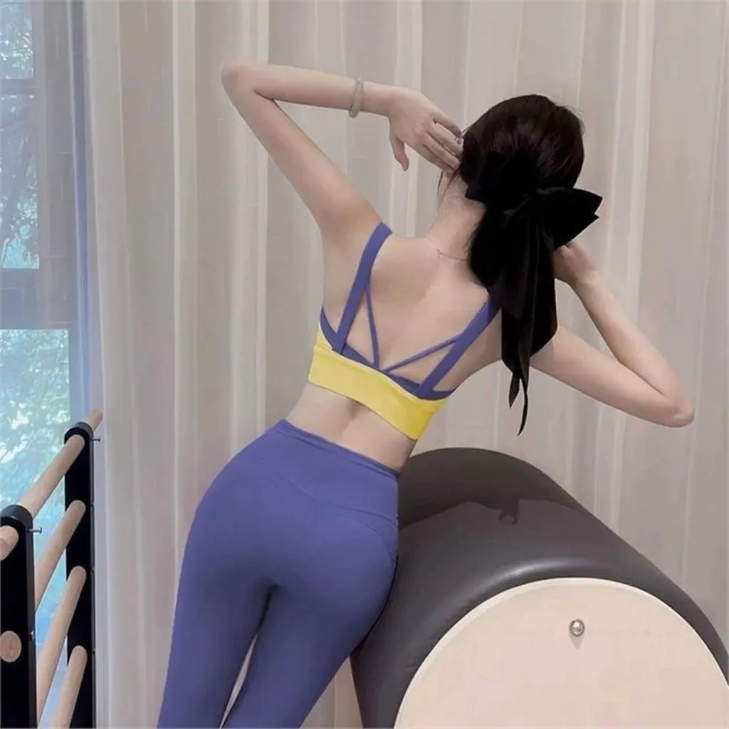

Women's Pilates Yoga Clothing Suit High-End Summer Fitness Sports Top Vest