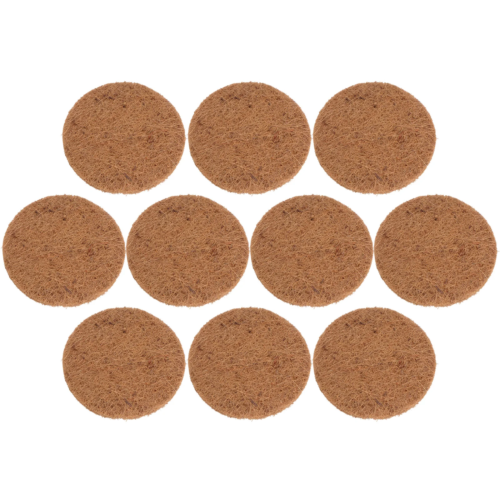 

10 Pcs Pet Pigeon Nest with Brown Cushion Supplies Birdcage Supply Breeding Pad House Coir