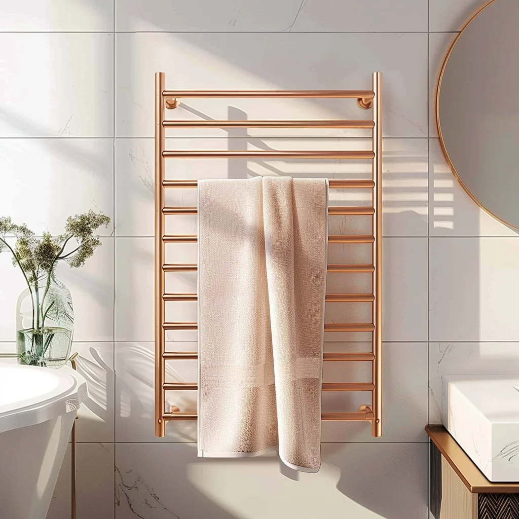 Wholesale Steel Bathroom Heater 5-Tier Bath Towel Warmer Dryer Racks Electric Towel Radiators Towel Warmer For Bathroom