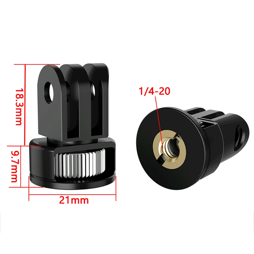 1/4 Schraube Konverter Mini Stativ Adapter für Gopro Hero 12 11 10 9 8 7 Eken Sjcam für Insta360 für DJI Action Kamera Zubehör – Detail 3