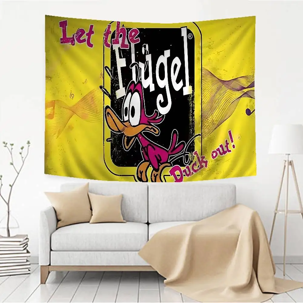 Flugels Drinking Anime Tapestry Hanging Tarot Hippie Wall Rugs Dorm Home Decor