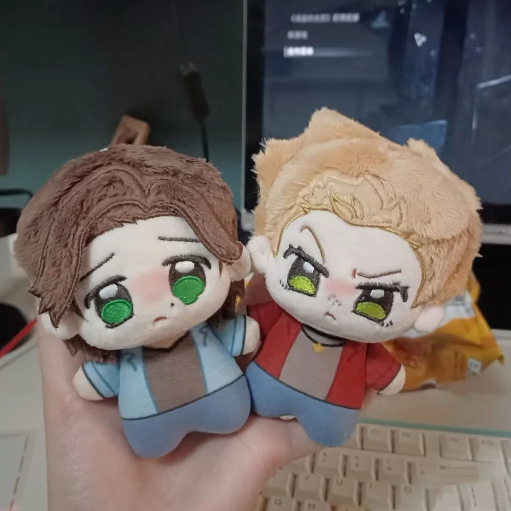 

Movie Supernatural Cosplay Sam Dean Doll Plush Stuffed Cotton Dolls Cute Soft Plushies 1 Pair Room Decoration Accessories Props