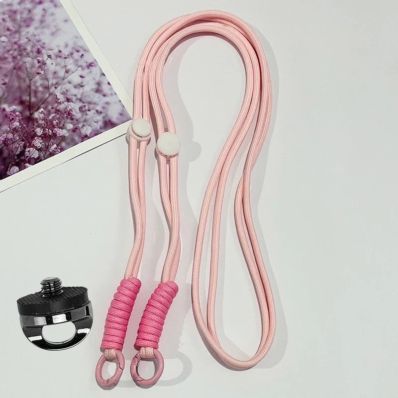 For DJI OSMO Pocket 3 Sports Camera Lanyard, Neck Strap with 1/4 Inch Screw Anti-loss Rope for Insta360 X3 X4 X5 for DSLR Camera