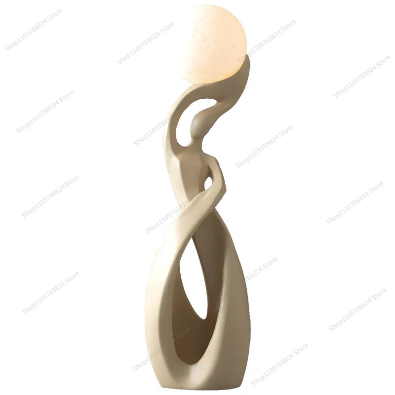 For large floor abstract art ornaments light luxury high-end living room home decoration