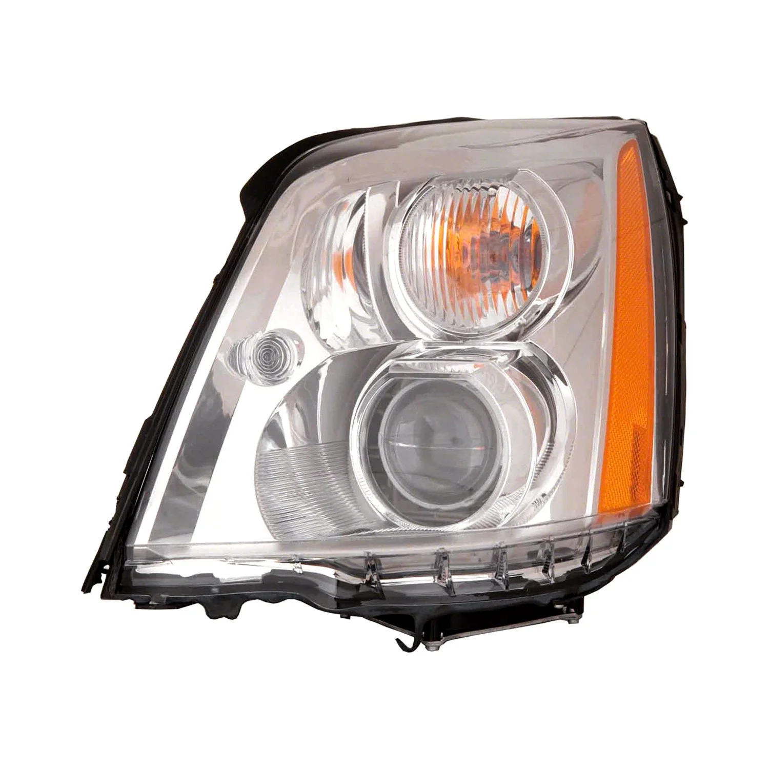 

For Headlamp LED DRL Head Lamp For 2006-2011 DTS Black Clear Lens Front Light Headlight GM2503275 20861481