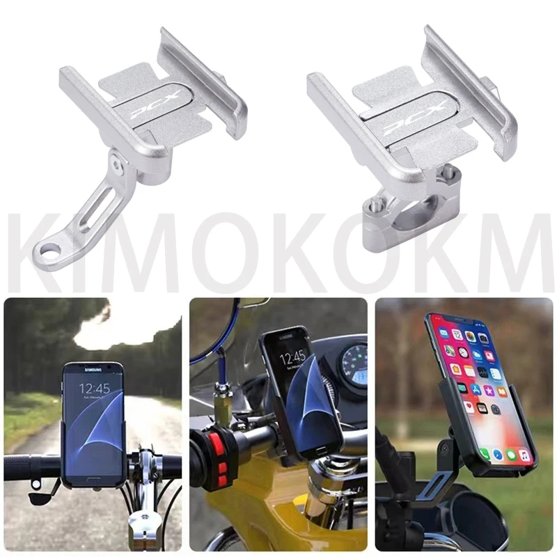 Motorcycle Handlebar Mobile Phone Holder GPS Stand Bracket For HONDA PCX125 PCX150 PCX 125 150 pcx 125 150 Accessories