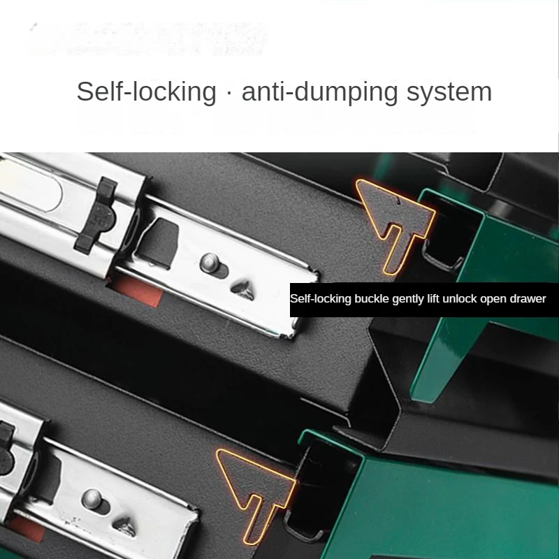 Heavy-duty Tool Truck Auto Repair Workshop Tool Cabinet Hardware Toolbox Multi-function Cart Repair Iron Drawer