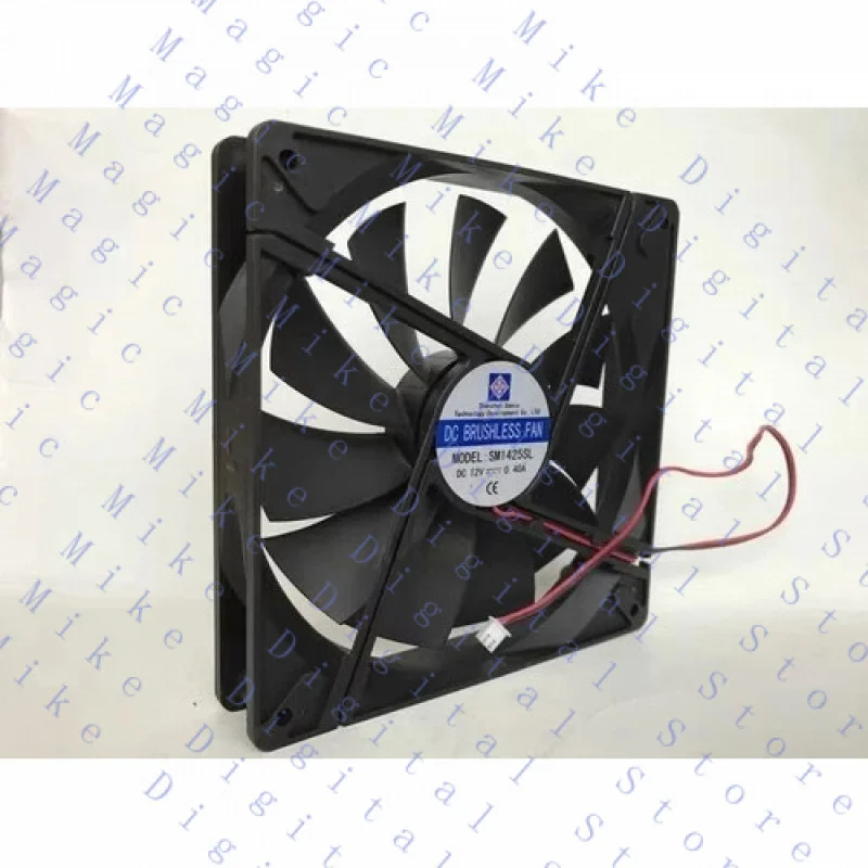 

UU SM1425SL 12V 0.40A 14CM Fan NEW