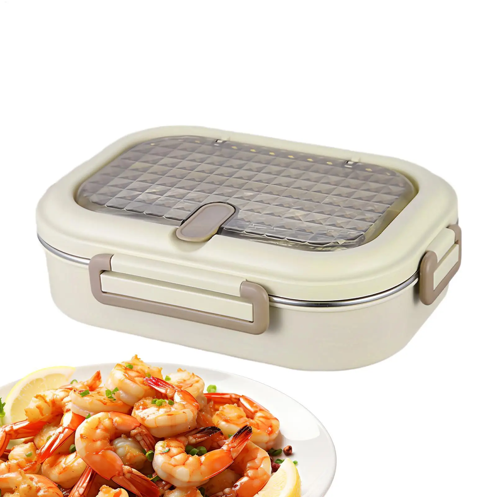 

Lunch Box Meal Carrier With Chopsticks Stainless Steel Food Box With Soup Bowl For Meat Soup Snacks Vegetables Sandwiches School