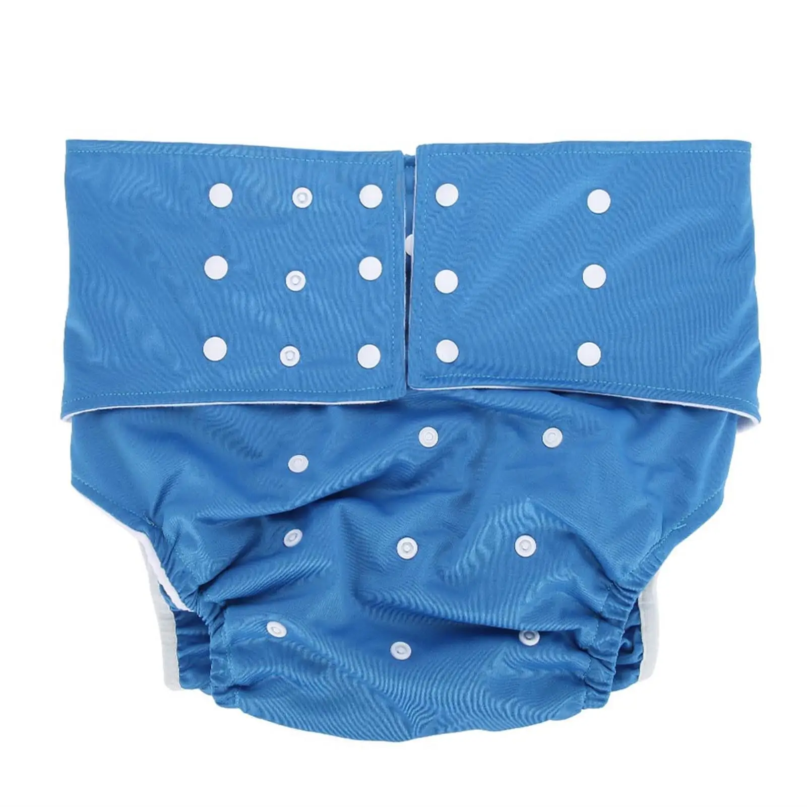 

Washable Adult Cloth Diaper Adjustable Reusable Pocket Nappy Cover 5 Colors Fits Waist 65 to 135cm