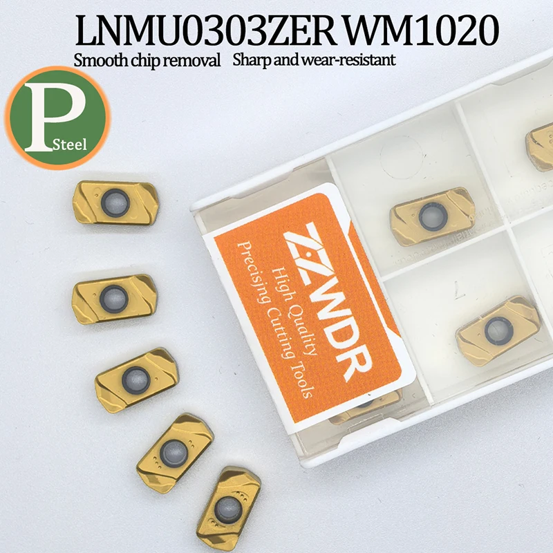 ZZWDR LNMU0303ZER WM1020 carbure alimentation rapide fraisage Inserts outils de tournage haute qualité CNC lame de coupe LNMU 0303 outils de tour
