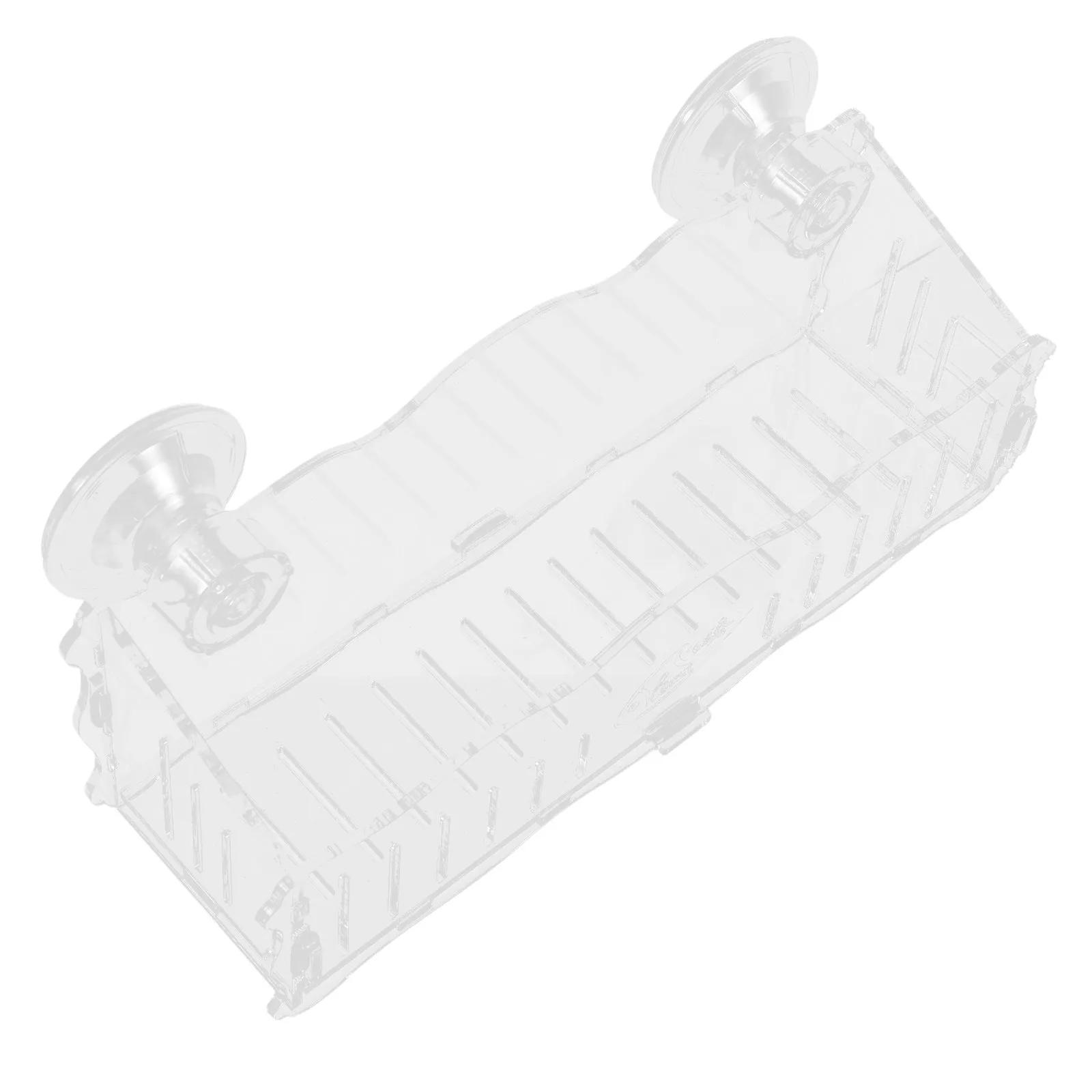 Suction Cup Planter Acrylic Transparent Plant Holder Strong Suction Cup Potting Rack for Window Sill Vertical Garden Bonsai