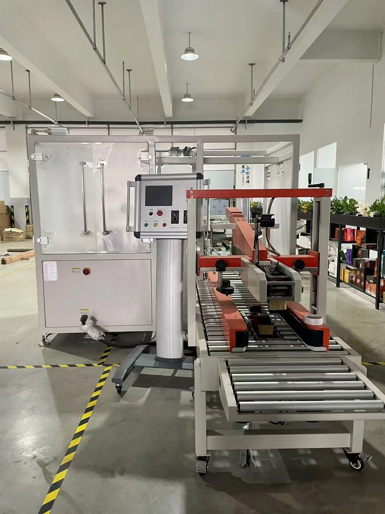 FOODLINE Condiment Plaza Nitrogen Packer Big Film Roll Storage Touch Screen Intelligent Gas Flow Control Equipment